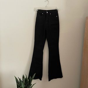 Flared Black Jeans | 25